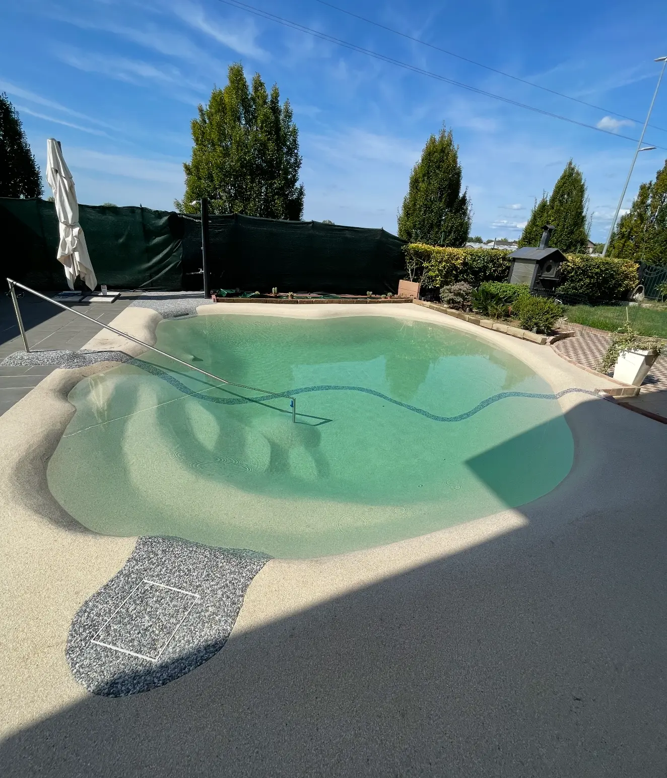 Naturi handcrafted sand pool project 4