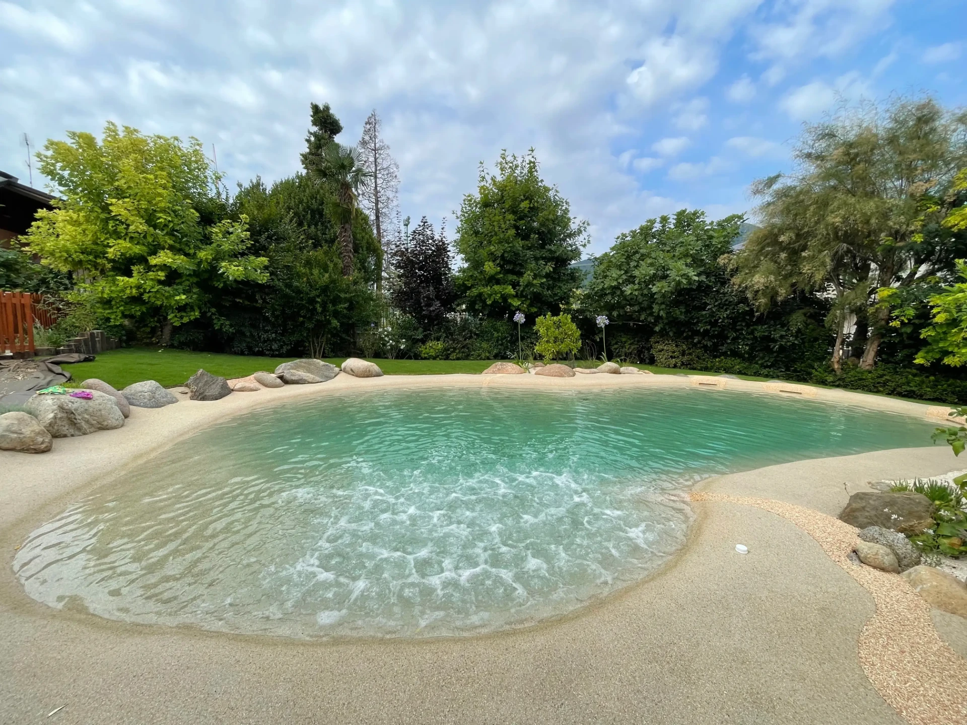 Naturi handcrafted sand pool project 2